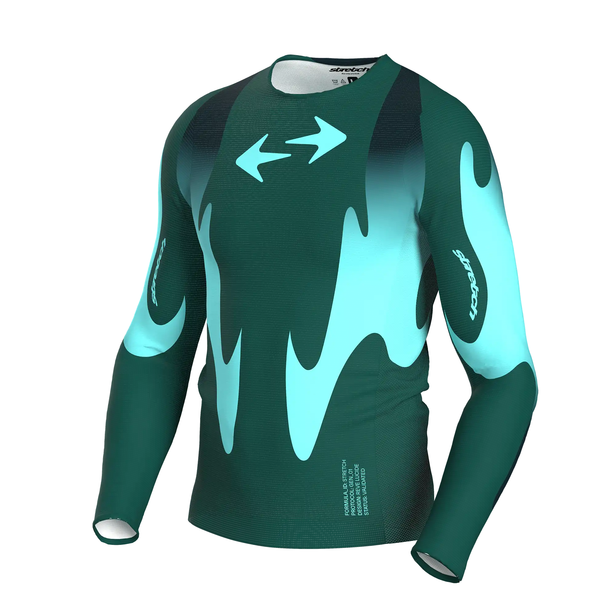 Maillot motocross personnalisé Stretch MX avec design GEN_01